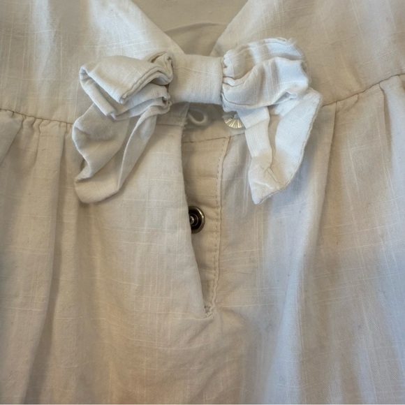 Rachel Zoe White Cotton Dress Floral Trim 18 Months - Picture 8 of 8